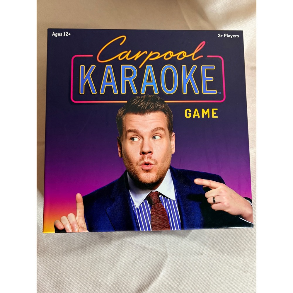 Carpool Karaoke Game James Corden Late Late Show Board Game Big G Creative